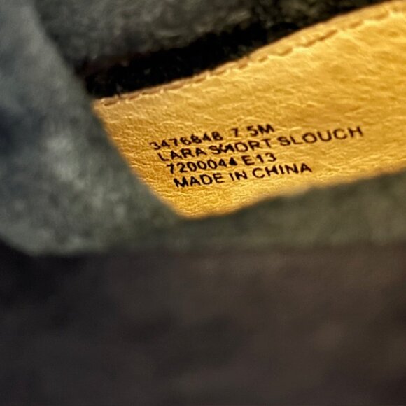 Frye "Lara Short Slouch" Heeled Ankle Bootie, Black, Size 7 .5M - Picture 12 of 15